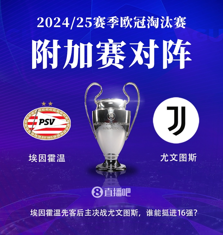  尤文與埃因霍溫此前從未交手，本賽季已兩度相遇&尤文之前3-1獲勝