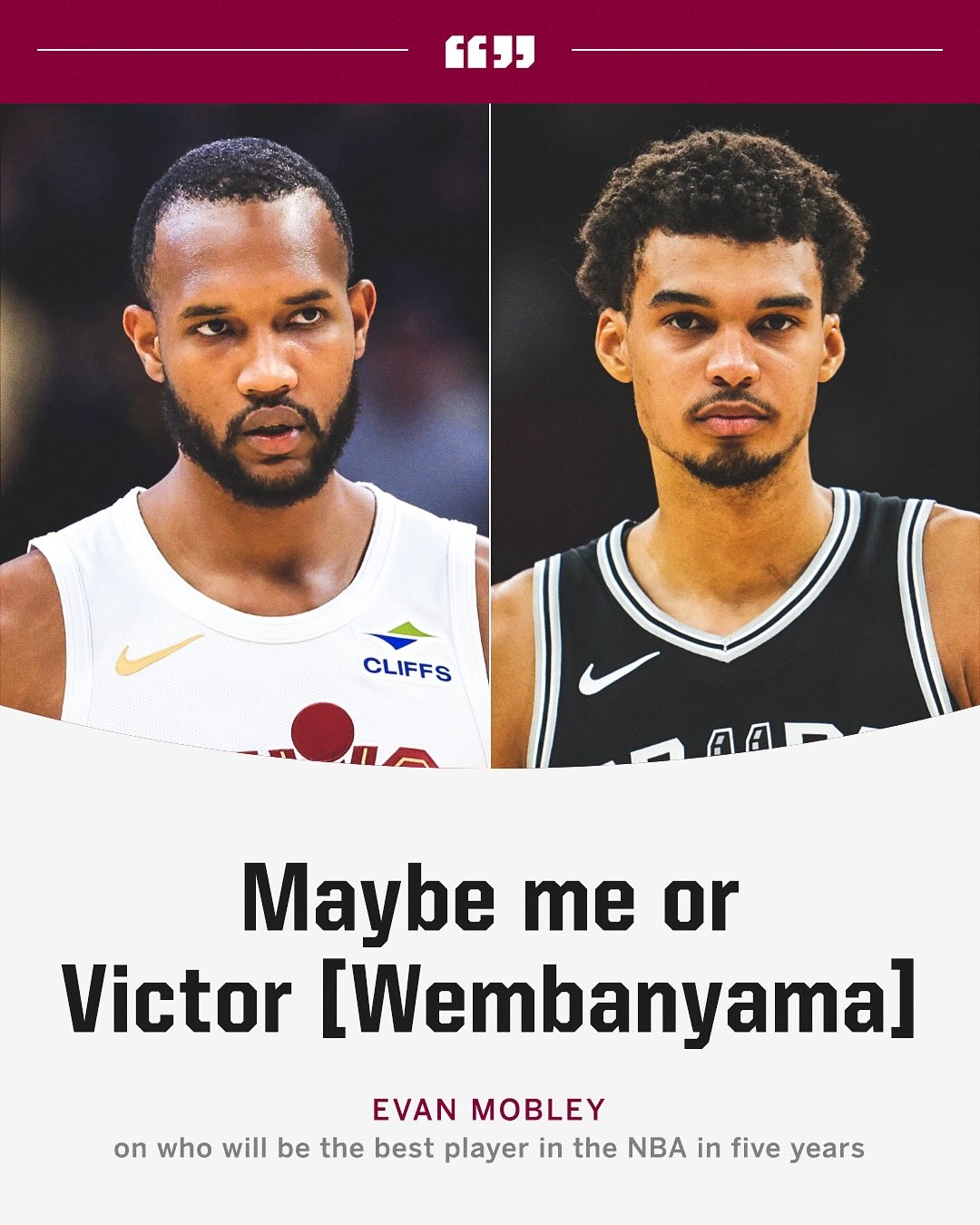  未來5年NBA最好的球員會是誰？莫布里：可能是我或者文班亞馬