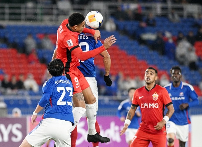  亞冠精英聯(lián)賽1/8決賽次回合，橫濱水手4比1上海海港